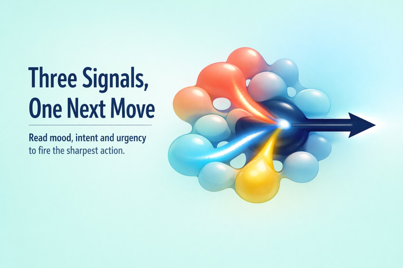 How To Turn Mood, Intent And Urgency Into the Next Best Action