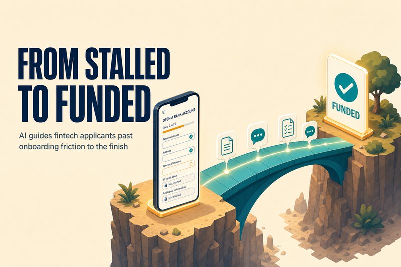 Fintech AI Onboarding: KYC Drop-Off, Collections, and the Human-AI Mix