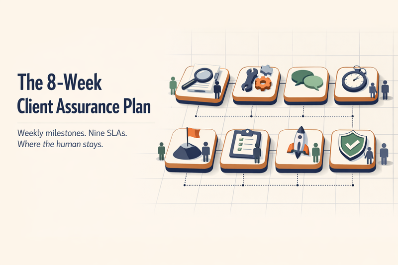 The Eight-Week Client Assurance Plan for Implementing Agentic AI