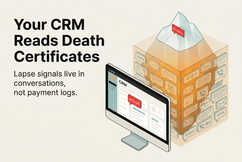 Insurance Customer Retention: Why Policyholders Leave Before Your CRM Notices