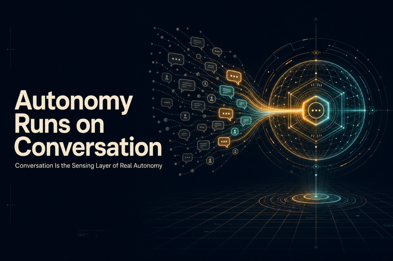 Powering Autonomy: Why Conversational AI for Agentic Systems Is Essential