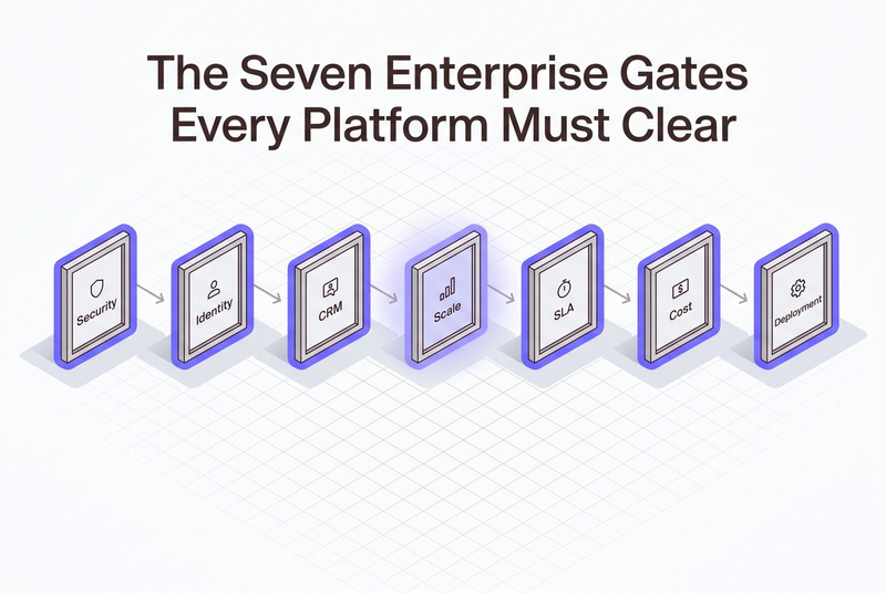 The Seven Enterprise Gates Every Platform Must Clear