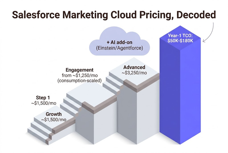 Salesforce Marketing Cloud Pricing, Decoded