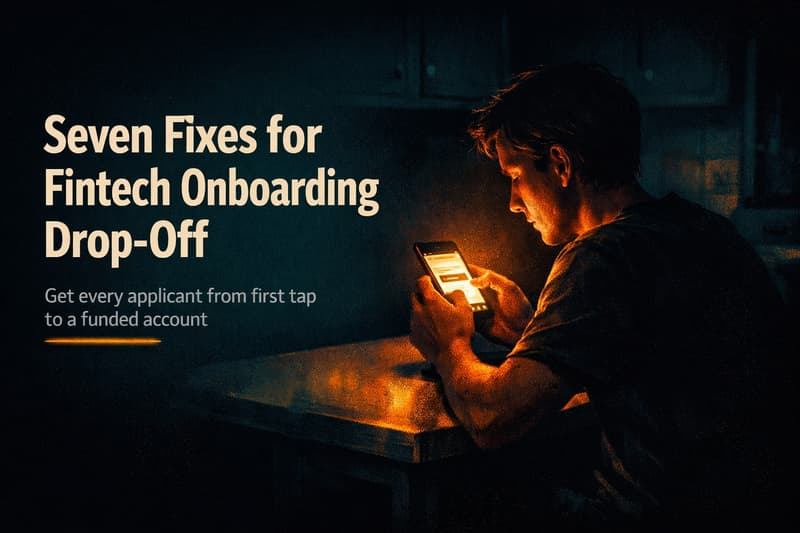 7 Ways to Reduce Fintech Onboarding Drop-Off in 2026