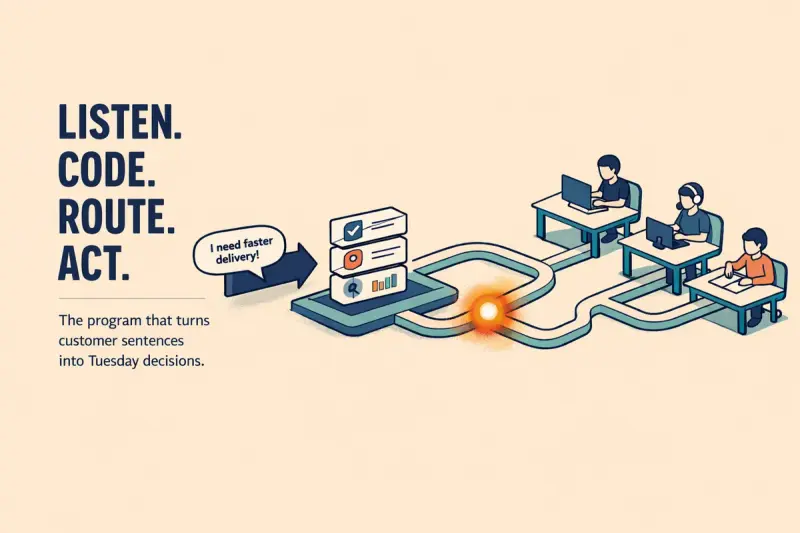 Listening at scale: the voice of customer program that actually changes execution