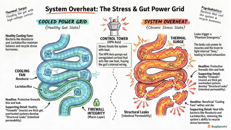 Systme Overheat: The Stress and Gut Power Grid