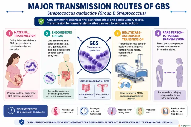 Transmission Routes of GBS