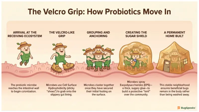 How Probiotics Move in