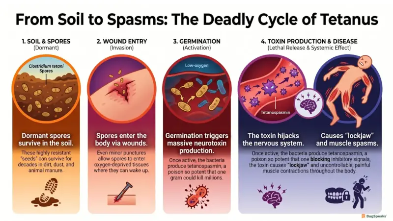 From Soil to Spasms