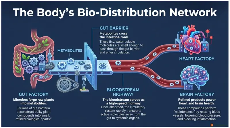 Body's Bio-Distribution Network