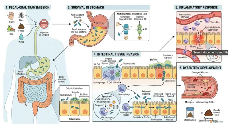 Transmission, Survival and Inflammatory Response