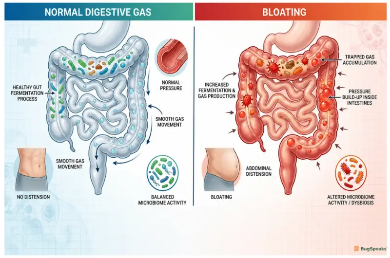 Normal vs Bloating
