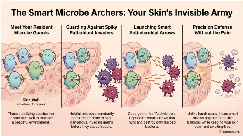 The Smart Microbe Archers