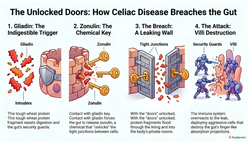 How Celiac Disease Breaches the Gut