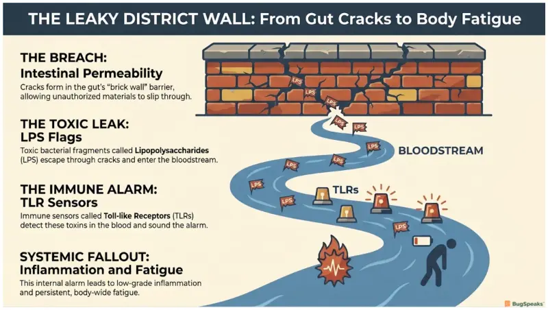 The Leaky Gut District
