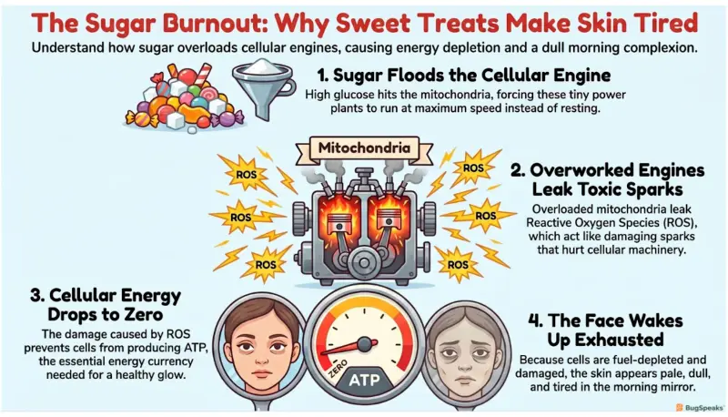 The Sugar Burnout: Why Sweets Treats Make Skin Tired