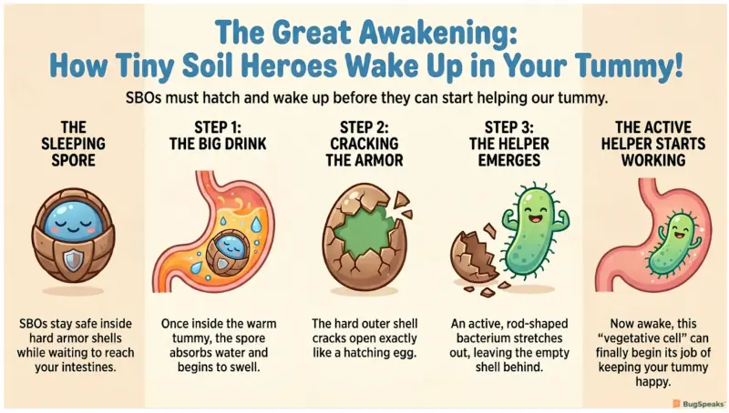 How Tiny Soil Heroes Wake up in Your tummy