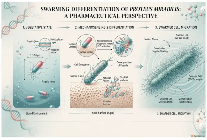 The Pathobyte Series: Proteus mirabilis- The Shape Shifting Super Swarmer