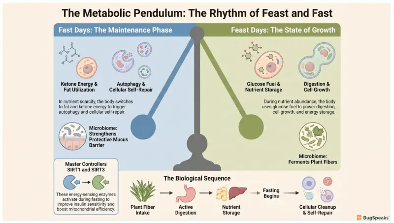 The Metabolic Pendulum