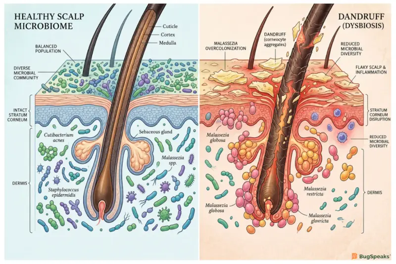 A Comprehensive Guide to Understanding Dandruff: Fungal-Bacterial Imbalance Explained