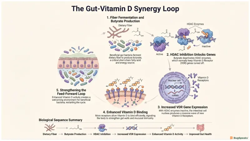 The Gut Vitamin D Synergy Loop