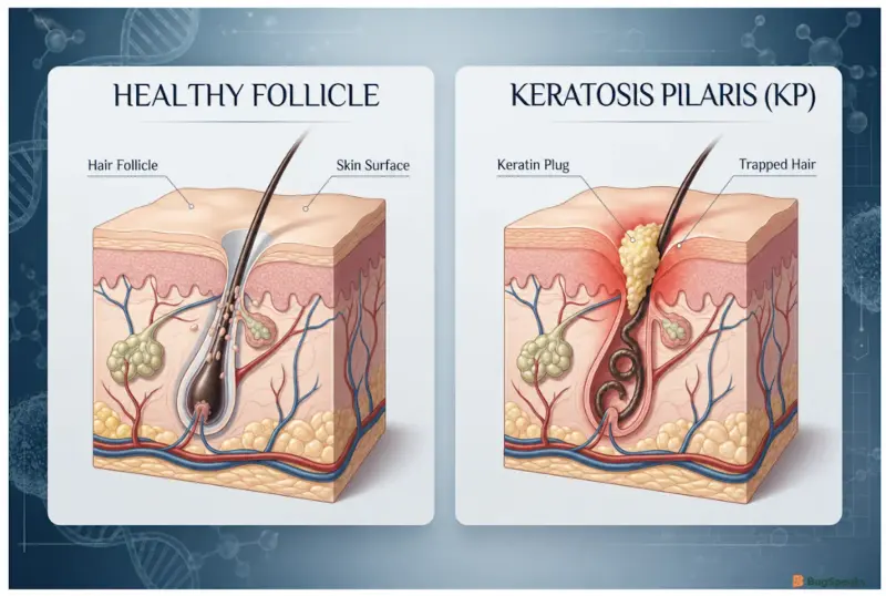 Keratosis Pilaris: Exploring the Gut and Nutrient Absorption Connection