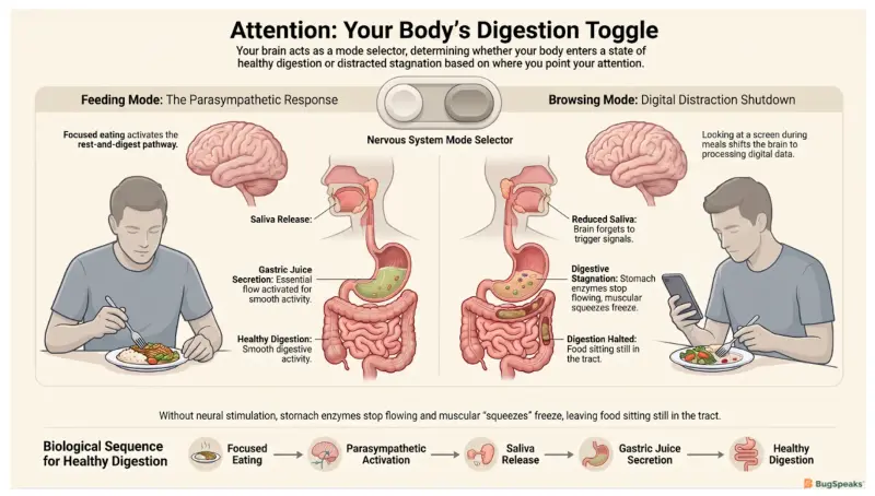 Attention: Your Body's Digestion Toggle