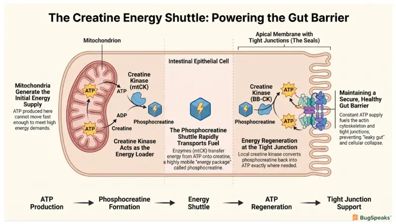 The Creatine Energy Shuttle
