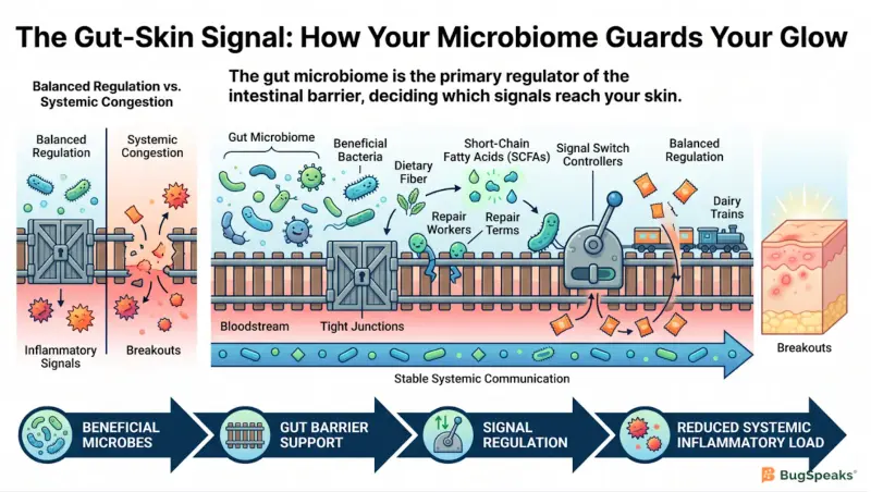 The Gut-Skin Signal