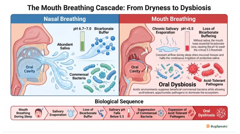 The Mouth Breathing Cascade