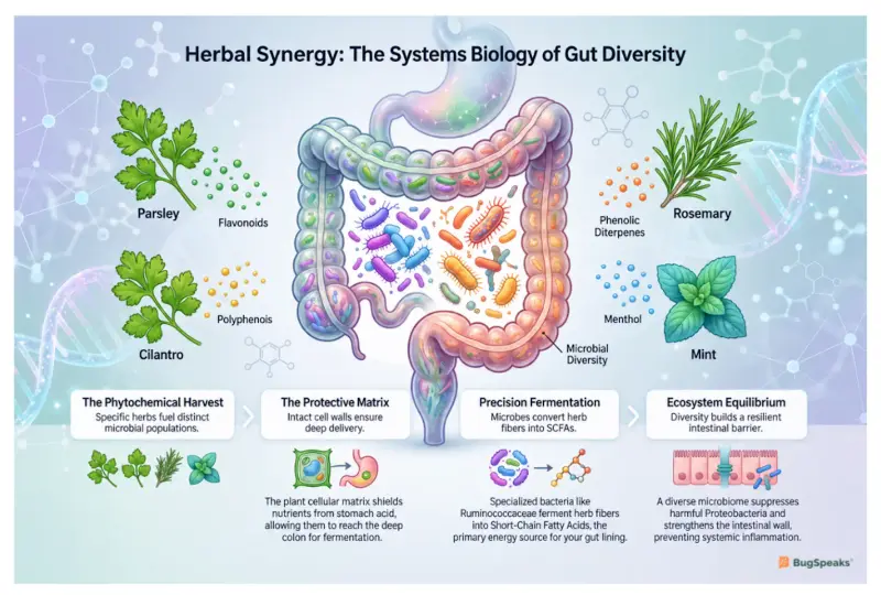 Fresh Herbs and Gut Health: Unlocking Prebiotic Benefits
