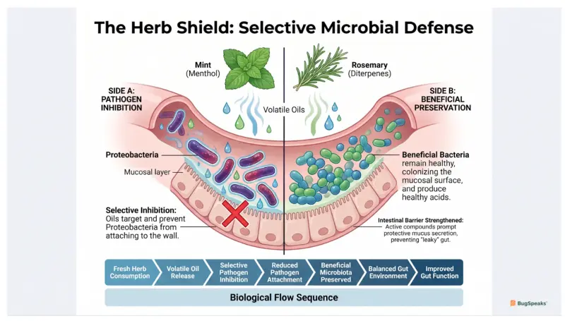 Selective Microbial Defense