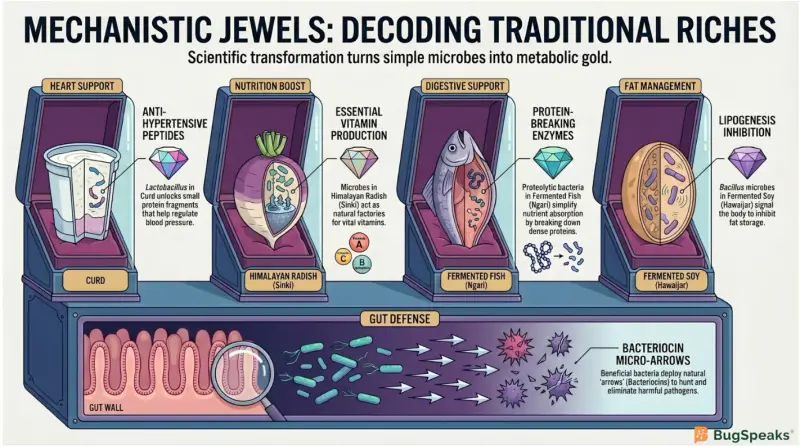 Mechanistic Jewels: Decoding Traditional Riches