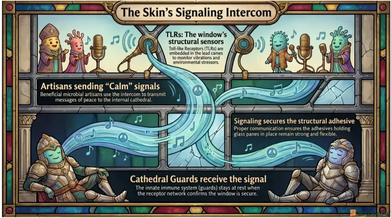 The Skin's Signalling Intercom