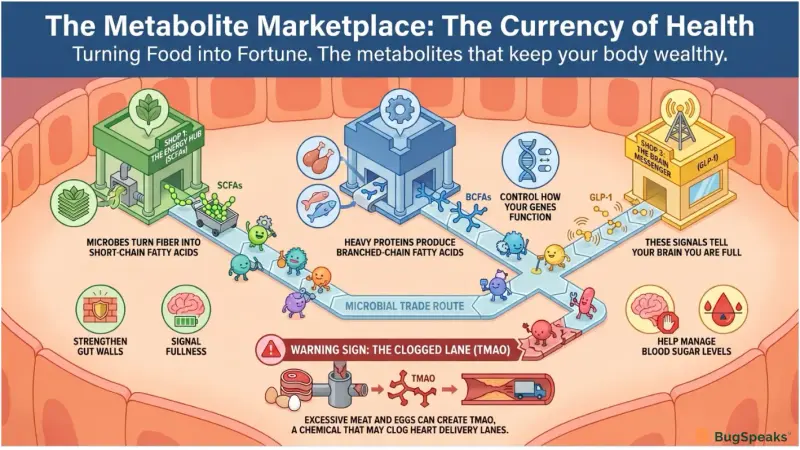 The Metabolite Marketplace: The Currency of Health
