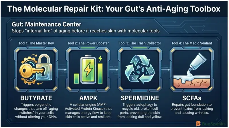 Molecular Repair Kit: Your Gut's Anti-Aging Toolbox