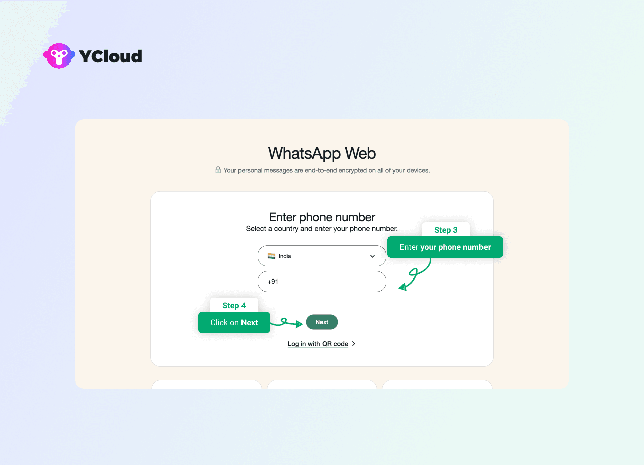 WhatsApp Login on Web Browser Using Your Phone Number