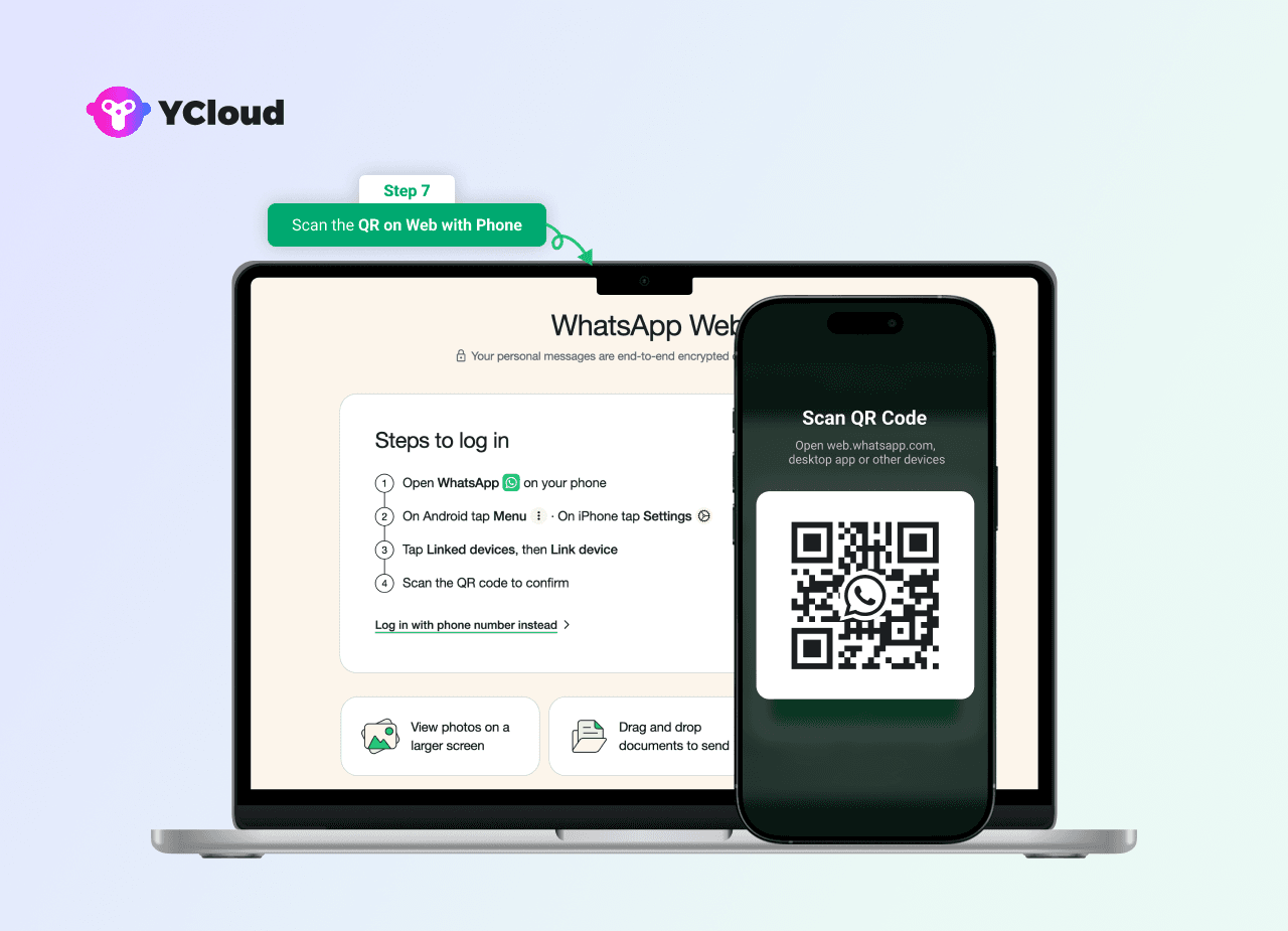 WhatsApp Web Login with QR Code from an Android Smartphone