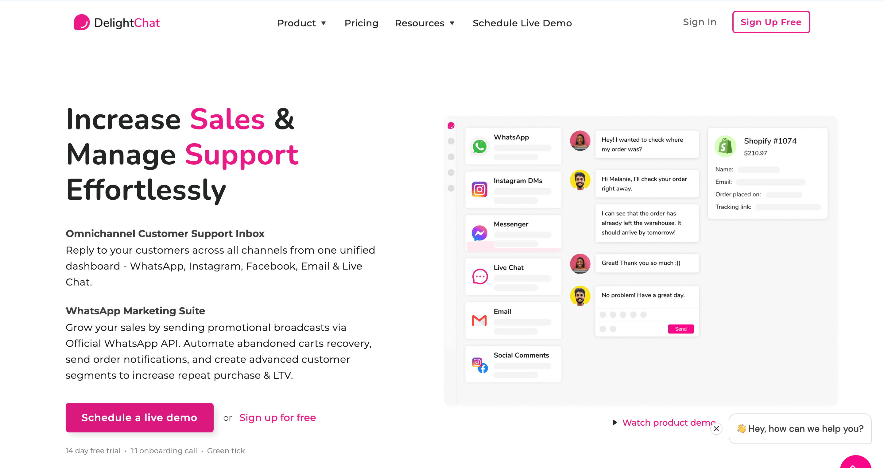 WhatsApp bulk message sender - DelightChat
