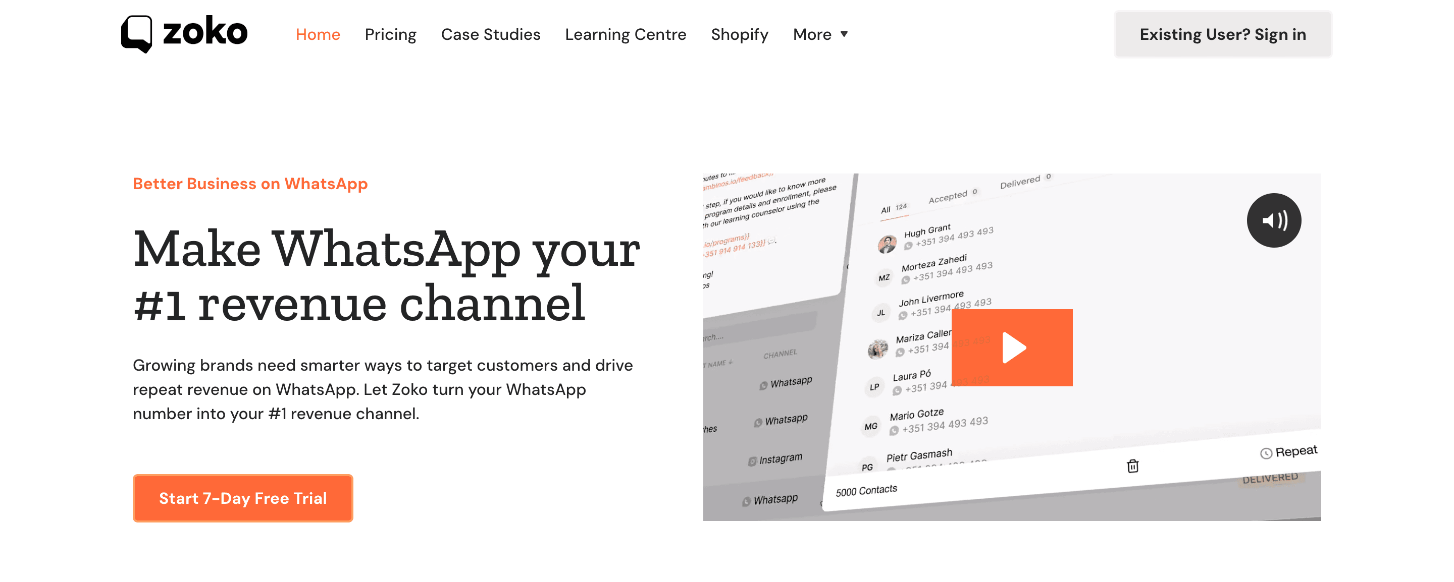 WhatsApp Bulk Message Senders - Zoko