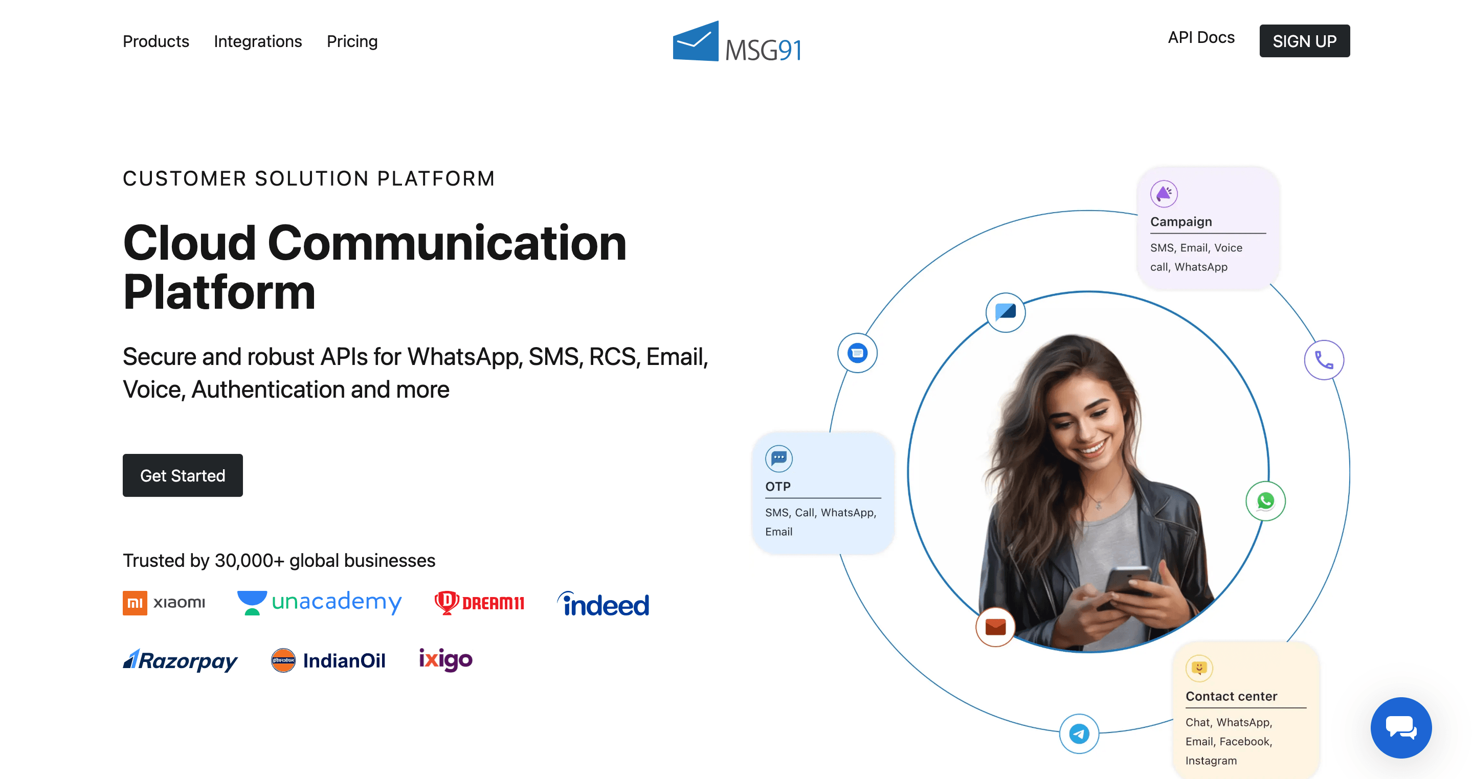WhatsApp bulk message sender - MSG91