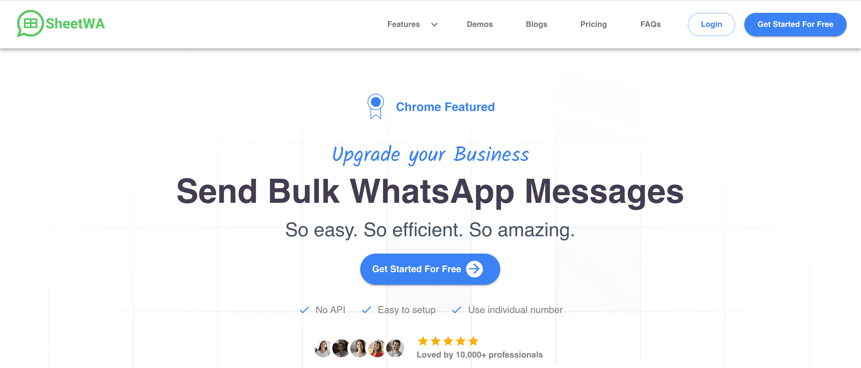 WhatsApp Bulk Message Senders - SheetWA