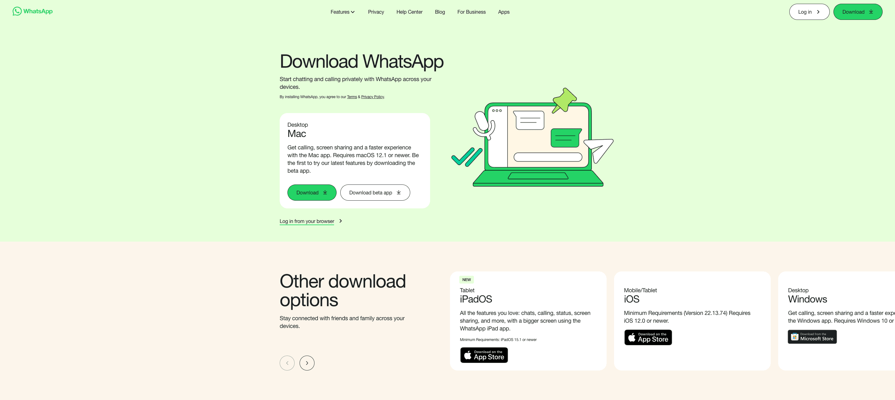 WhatsApp Login on Desktop Apps (Windows & Mac)