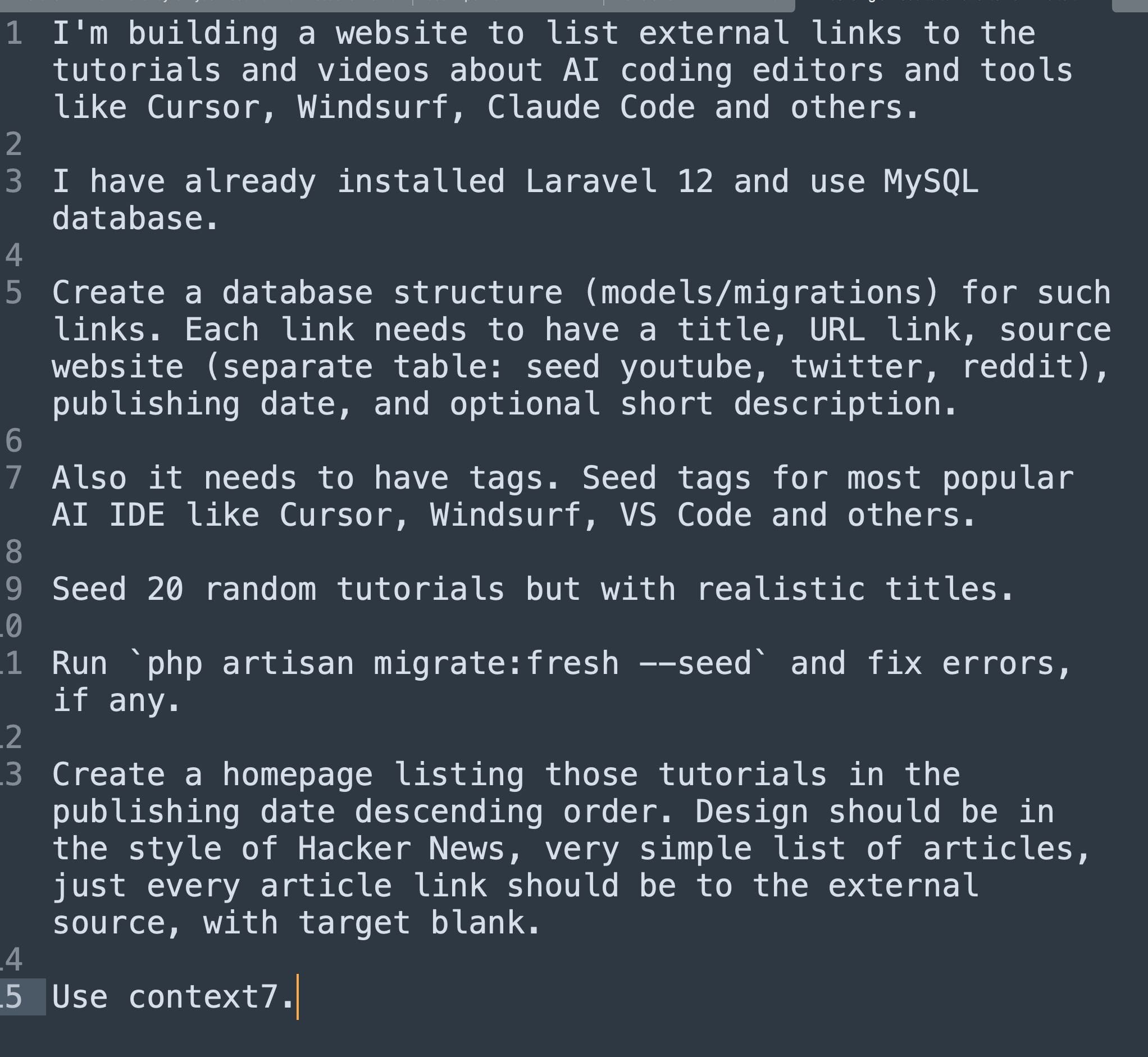 A prompt that cost $9.39