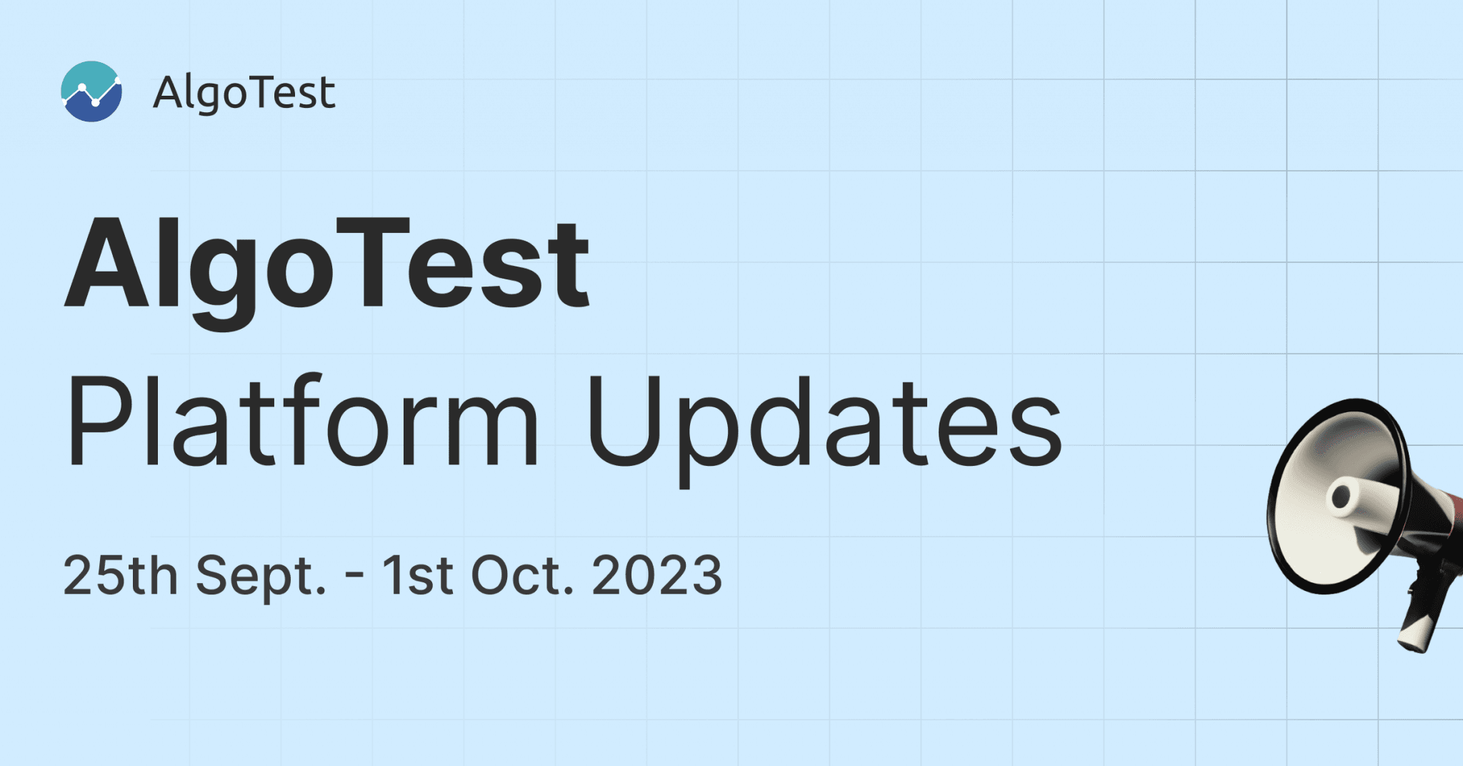 AlgoTest Platform Updates - 25th Sept. to 1st Oct. 2023