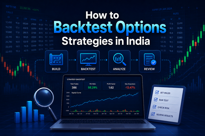How to Backtest Options Strategies in India (2026 Guide)