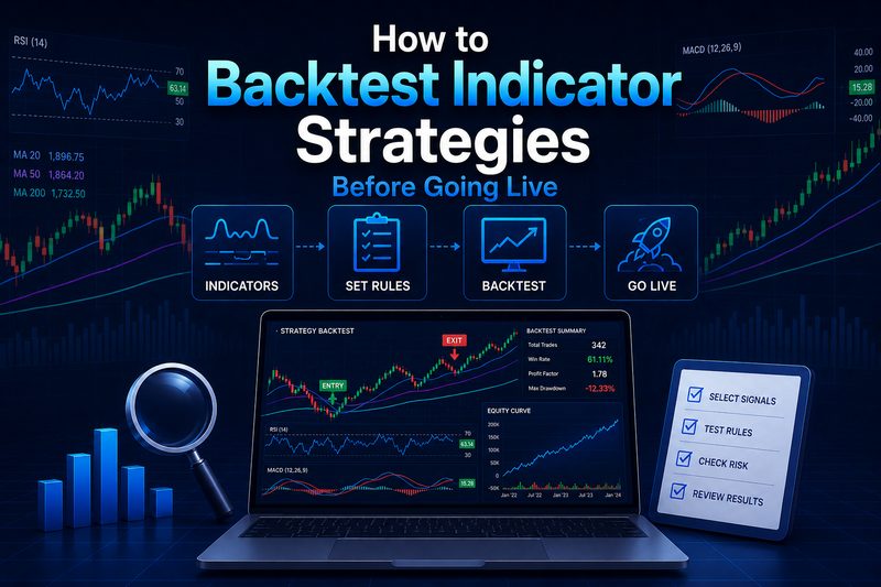 How to Backtest Indicator Strategies Before Going Live