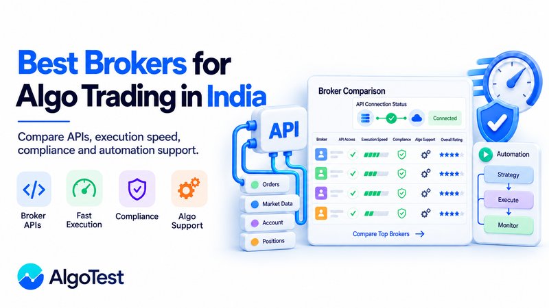 Best Brokers for Algo Trading in India (2026): API, Speed, and Compliance