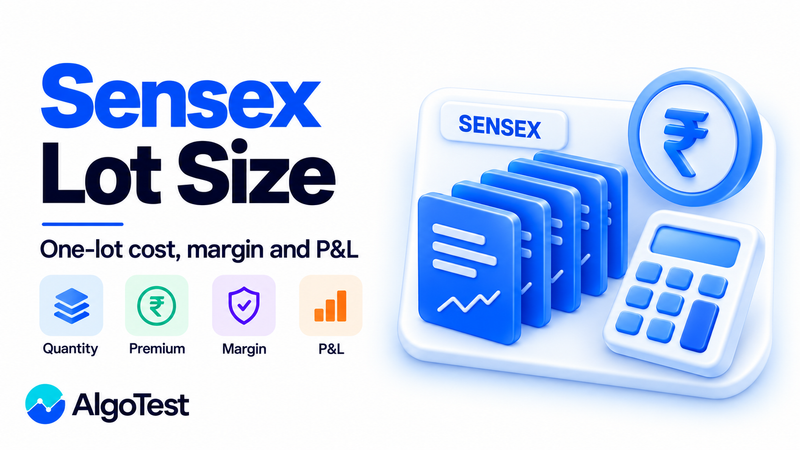 Sensex Lot Size: Current Quantity, One-Lot Cost and P&L