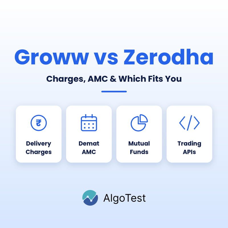 Groww vs Zerodha: Charges, Features and Which Is Better for You